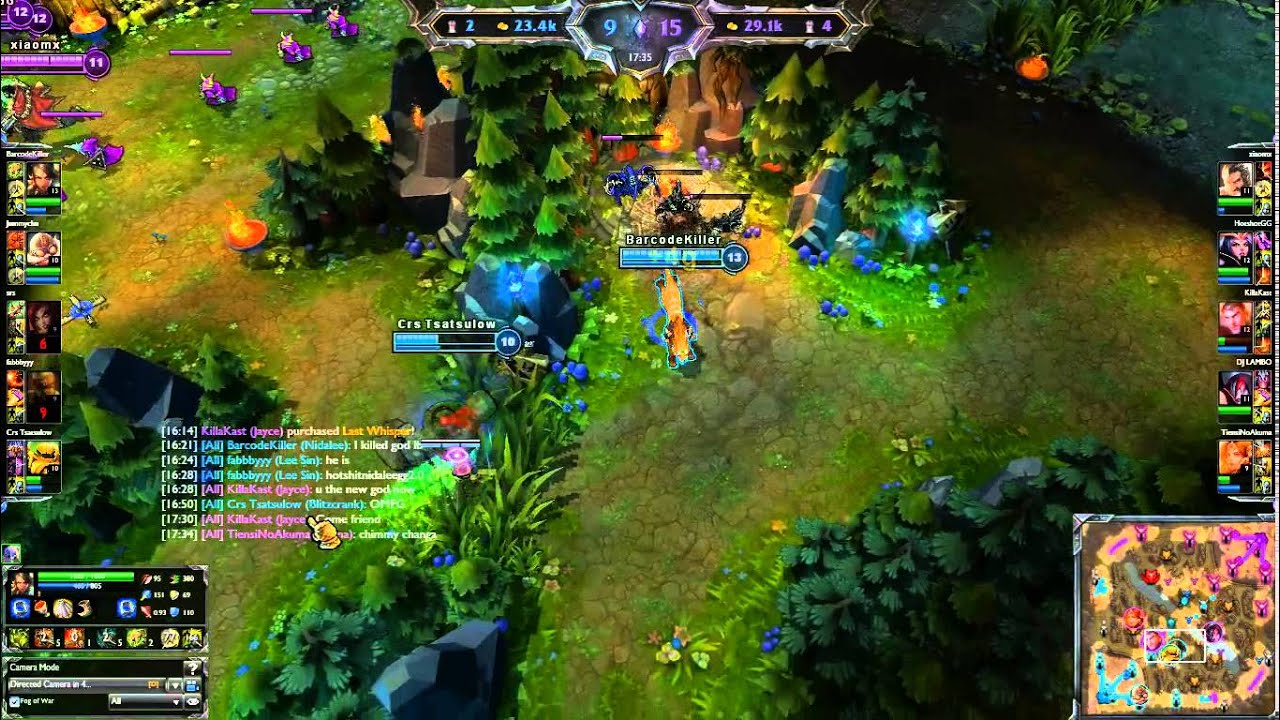 Faker's (BarcodeKiller) Nidalee vs HotshotGG's Leblanc