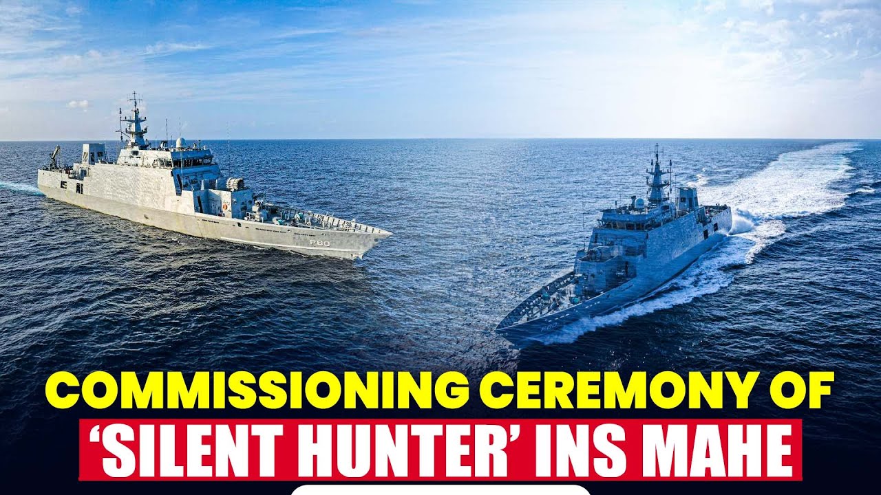 Indian Navy commissions indigenous Anti-Submarine MAHE at Naval Dockyard, Mumbai