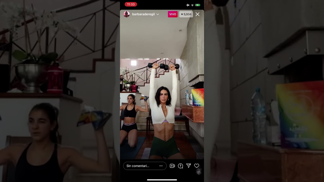 Fitness at home, Barbara de Regil, Cardio Hiit, Instagram, 10.7.21