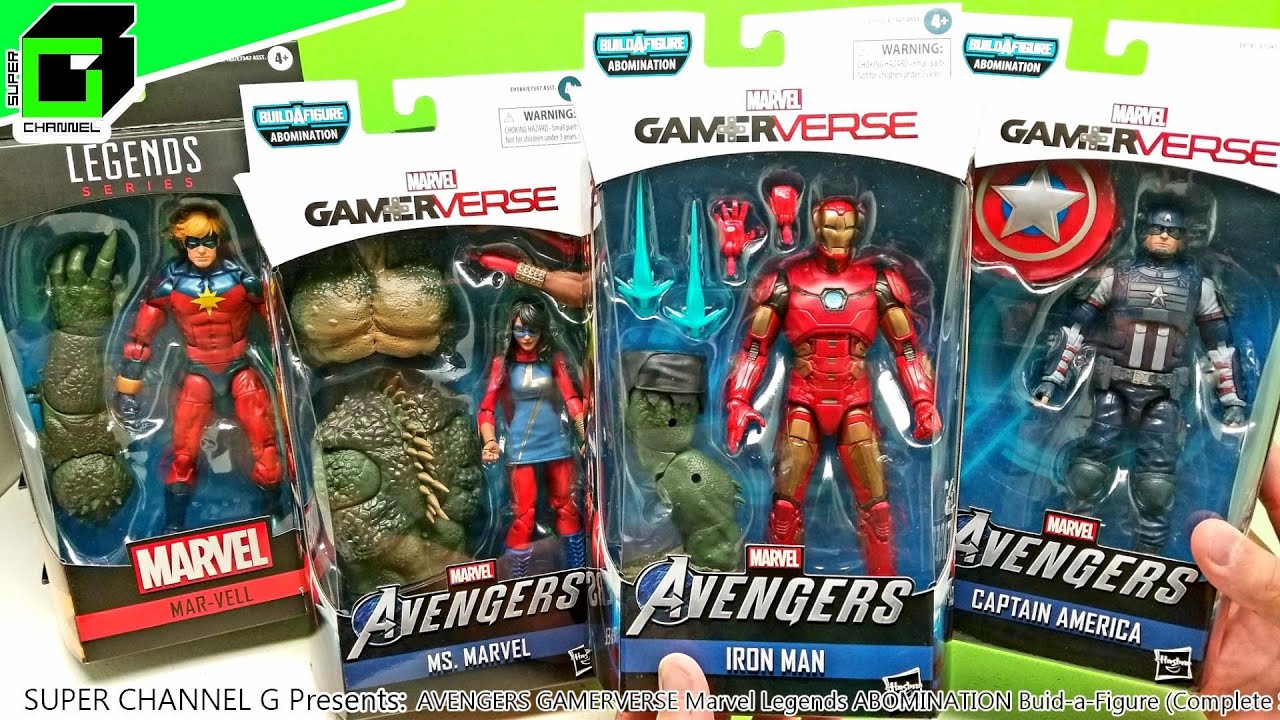 AVENGERS GAMERVERSE Marvel Legends ABOMINATION BAF (Complete Set) Unboxing and Review!