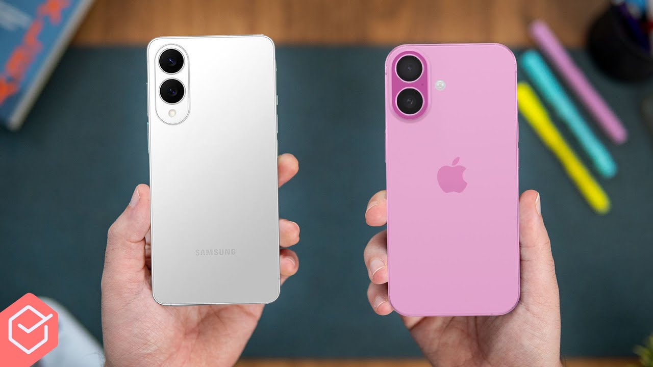 GALAXY S25 EDGE vs. iPhone 16 // qual MELHOR CELULAR para 2025!?
