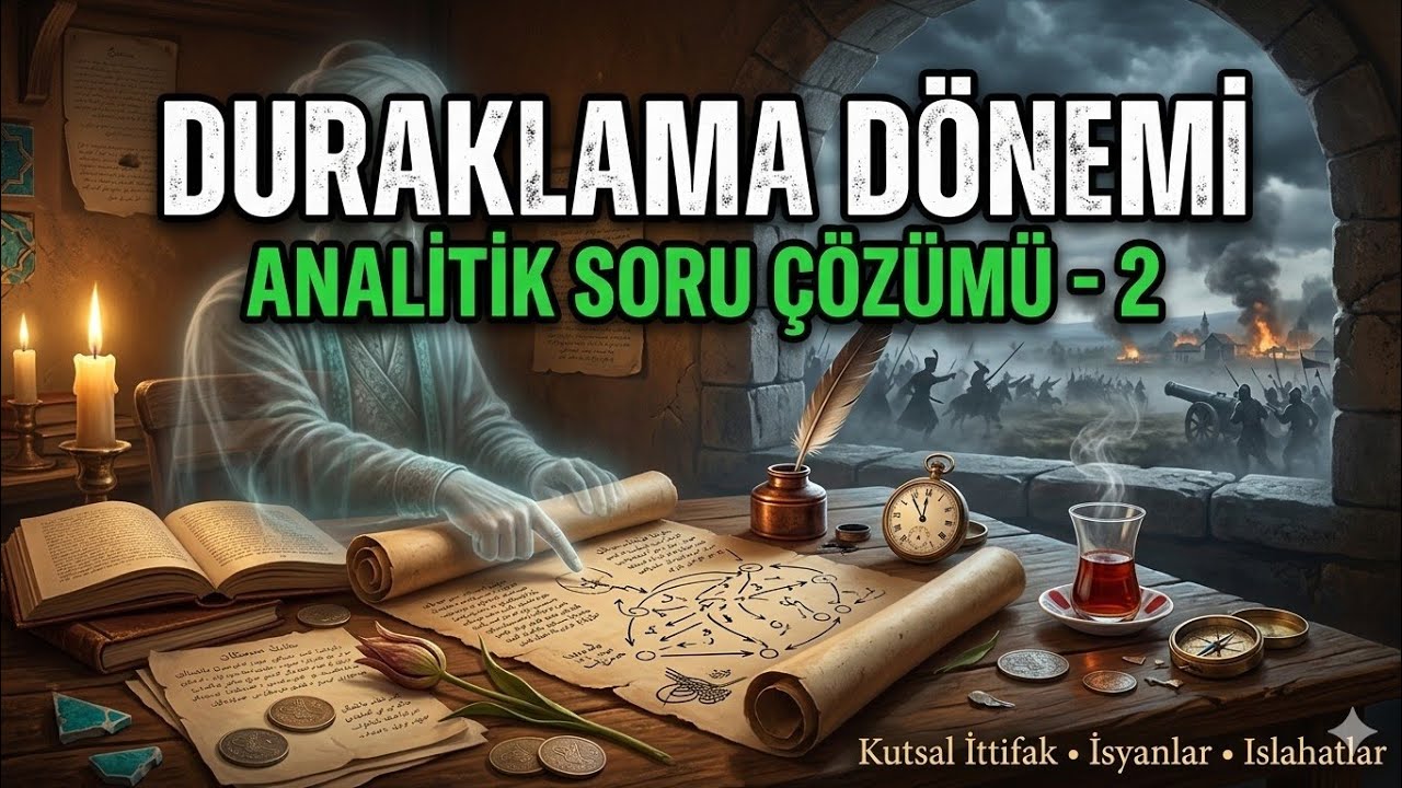KPSS Tarih | Duraklama Dönemi Analitik Soru Çözümü 