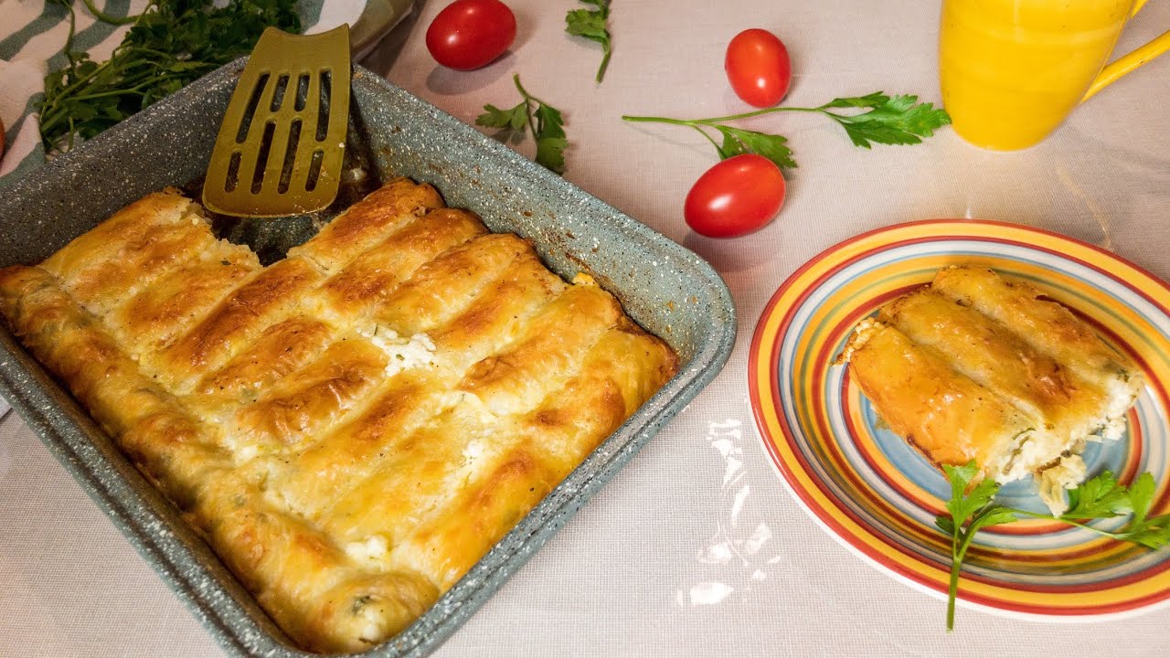 Borek With Cheese - Crispy and Delicious