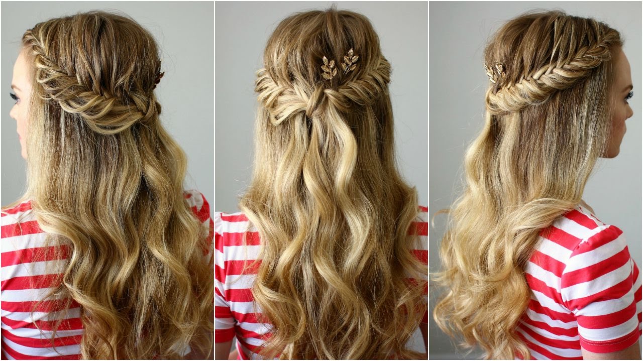 Half Up Fishtail French Braids | Missy Sue