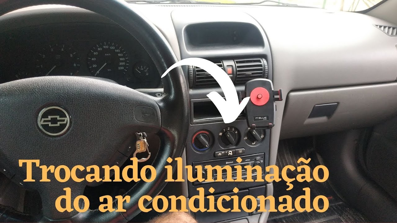 ASTRA - Como trocar iluminação do ar condicionado.
