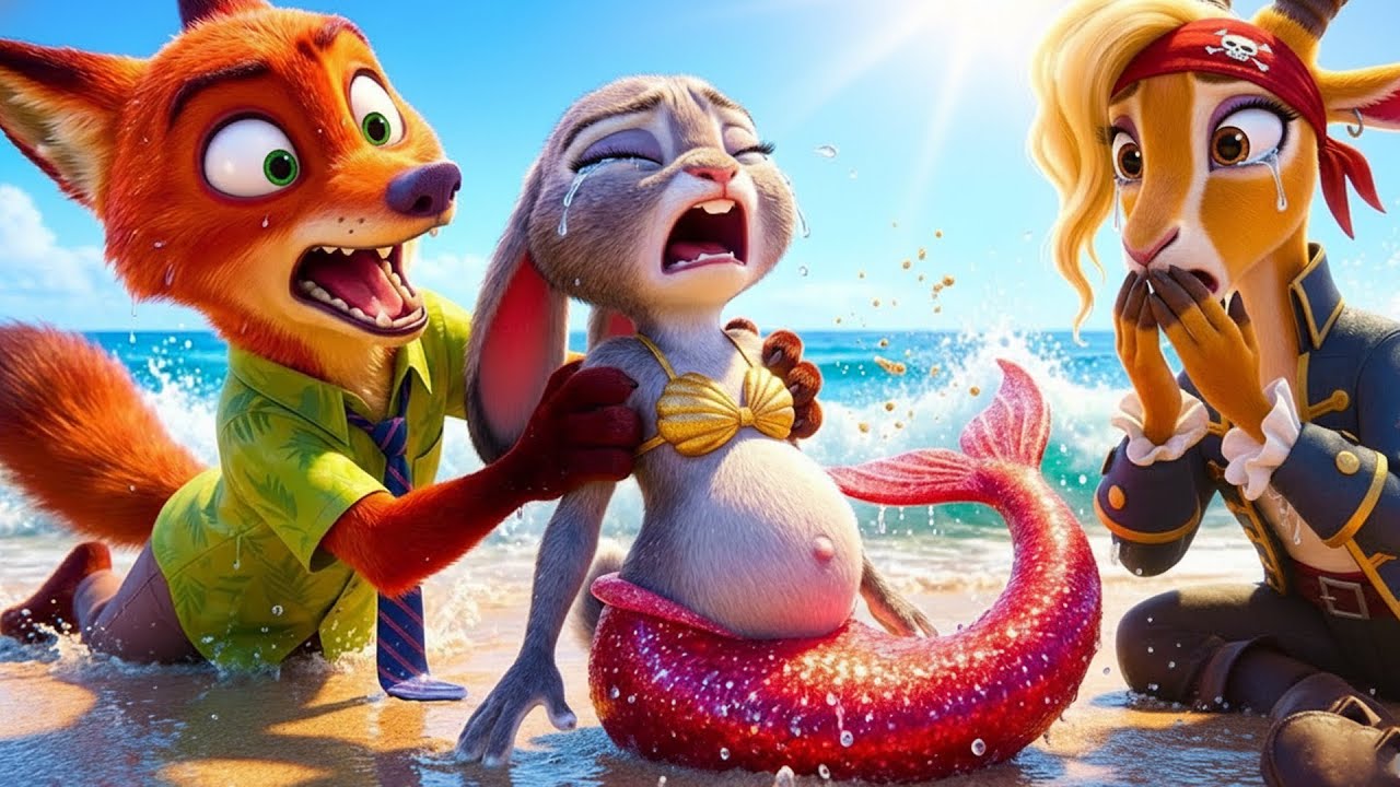 Rescuing Mermaid Judy on the Beach | The Price to Save Her: $1,000,000 | Zootopia 2 Pirates Nick