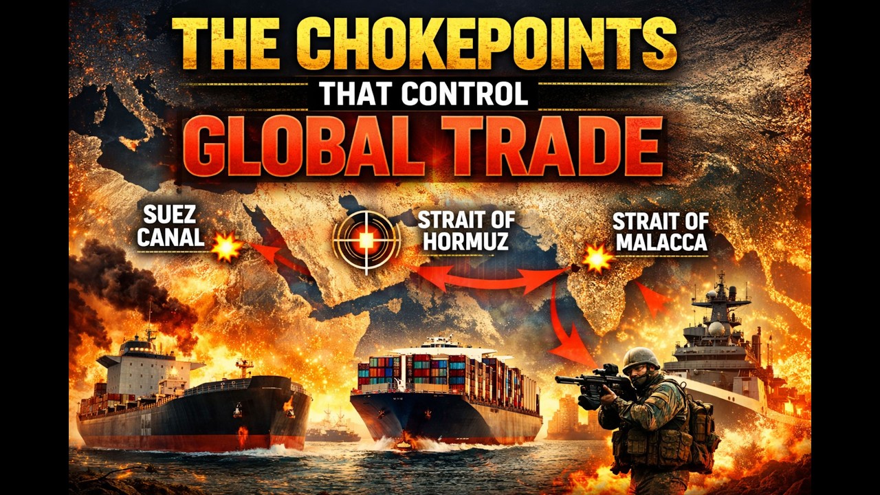 The Hidden Chokepoints Controlling Global Trade and Oil Supply