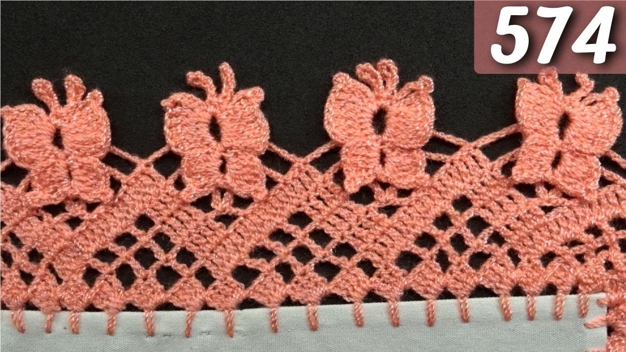 Puntilla de MARIPOSAS  | Puntillas Maribel  574