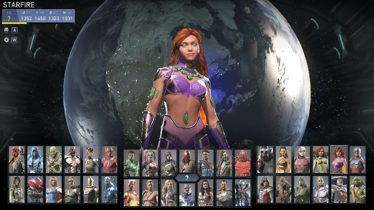 [Injustice 2] Геймплей — Боевой симулятор / Starfire
