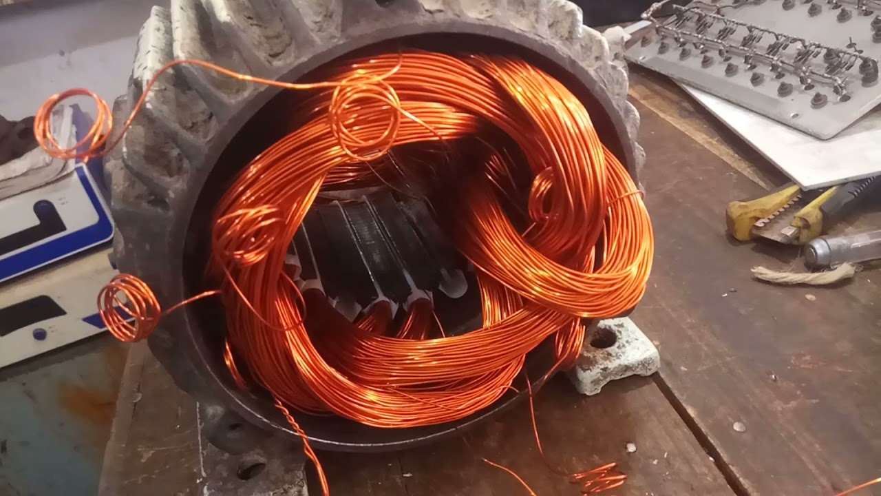 3hp three phase induction motor winding /2800RPM 18 Slot