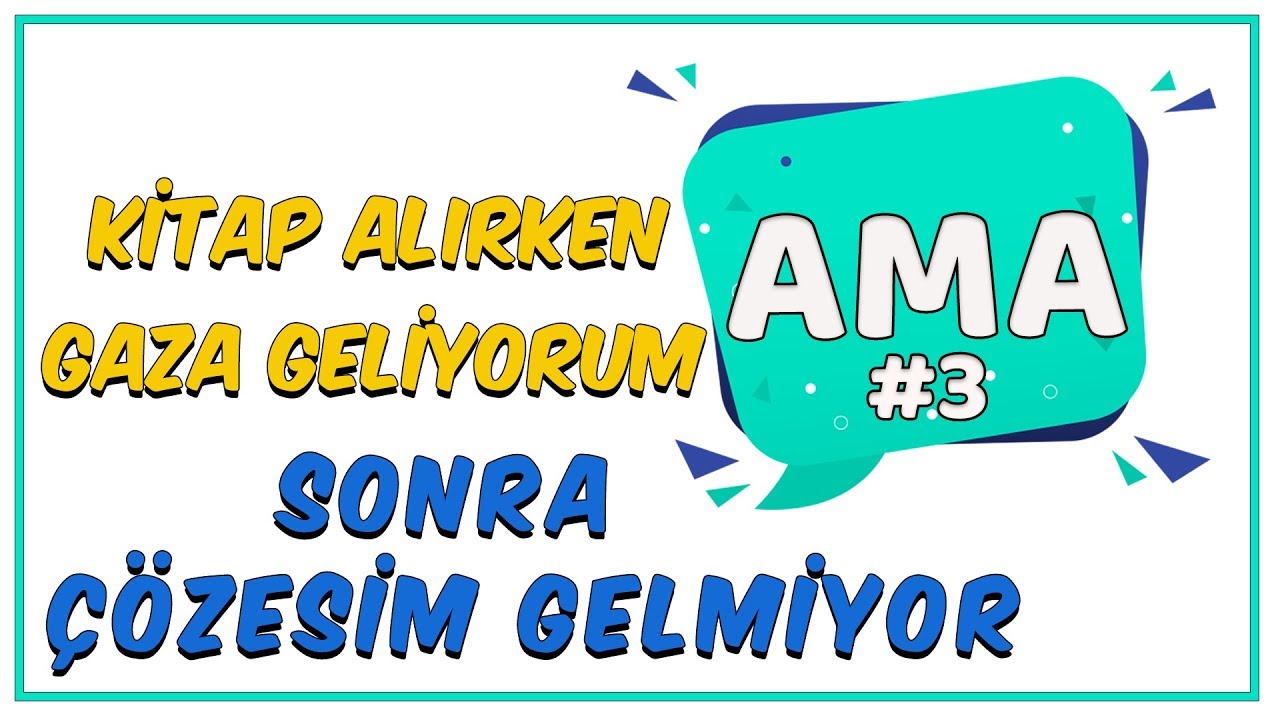 Kitap Alırken Gaza Geliyorum 'AMA' Sonra Çözesim Gelmiyor #3