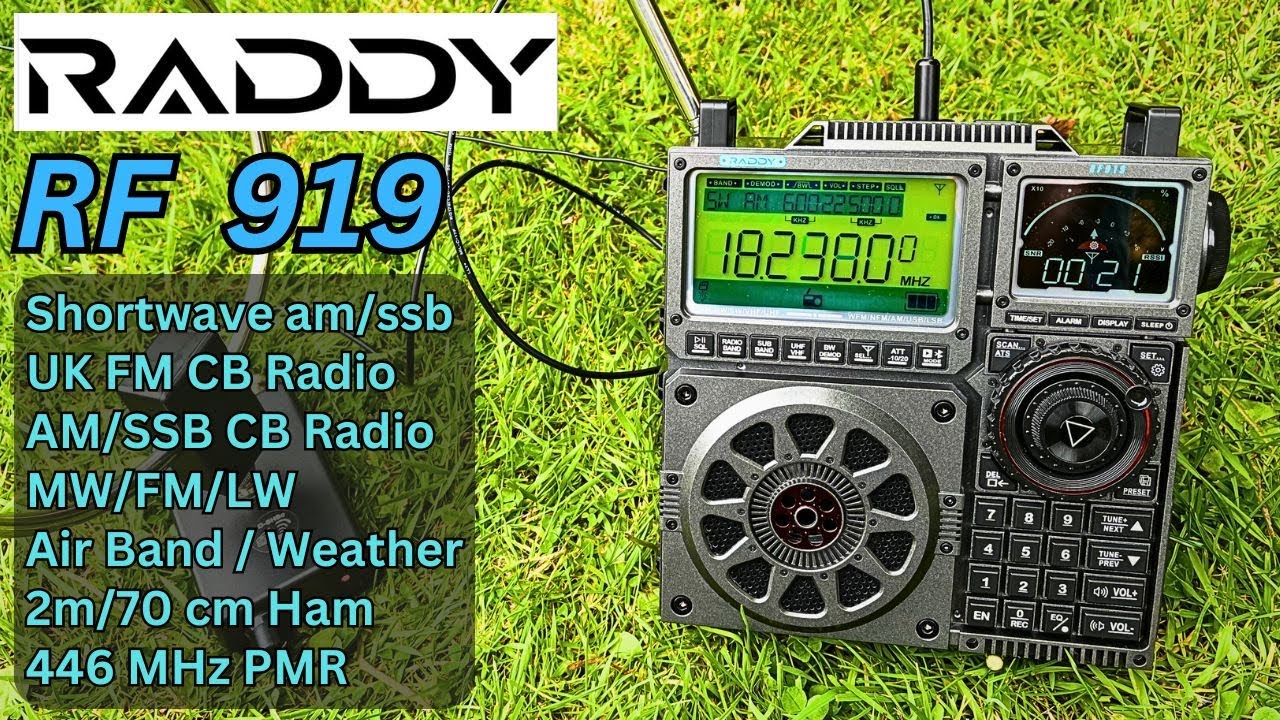 RADDY RF919 SW radio.  Receives just about EVERYTHING !