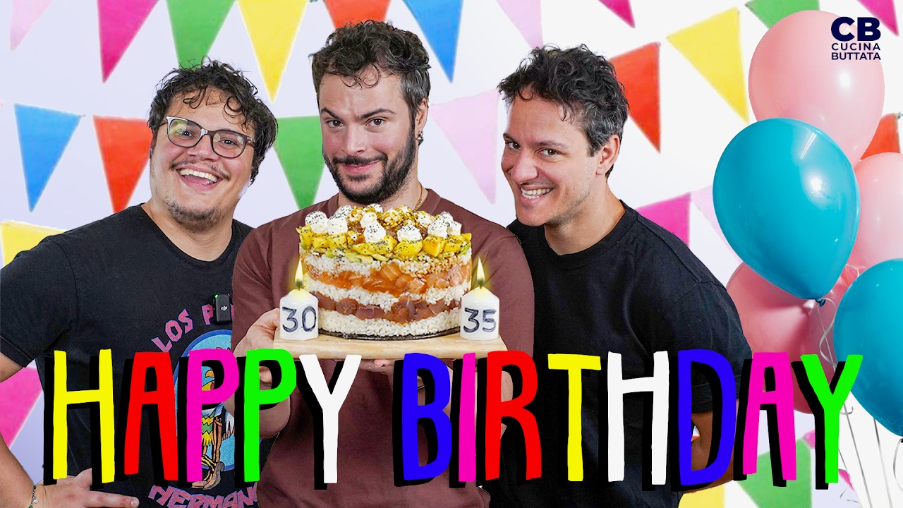 Sushi Cake per il compleanno di Enrico e Gabriele | Cucina Buttata