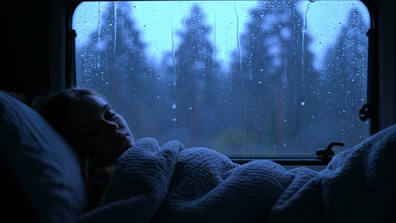 Rain and Thunderstorm Sounds for Sleeping and Night Calmness