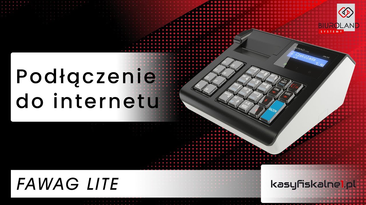 Podłączenie internetu (WIFI) do kasy fiskalnej Fawag Lite Online