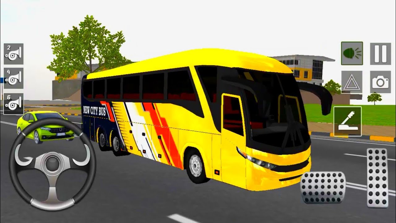 Bus Driving City Bus Game Offline - Bus Simulator Ultimate Gameplay - City Coach Bus Driving Game 3d