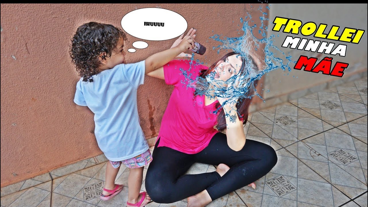 JOGUEI ÁGUA NA MINHA MAMÃE * Trollagem*