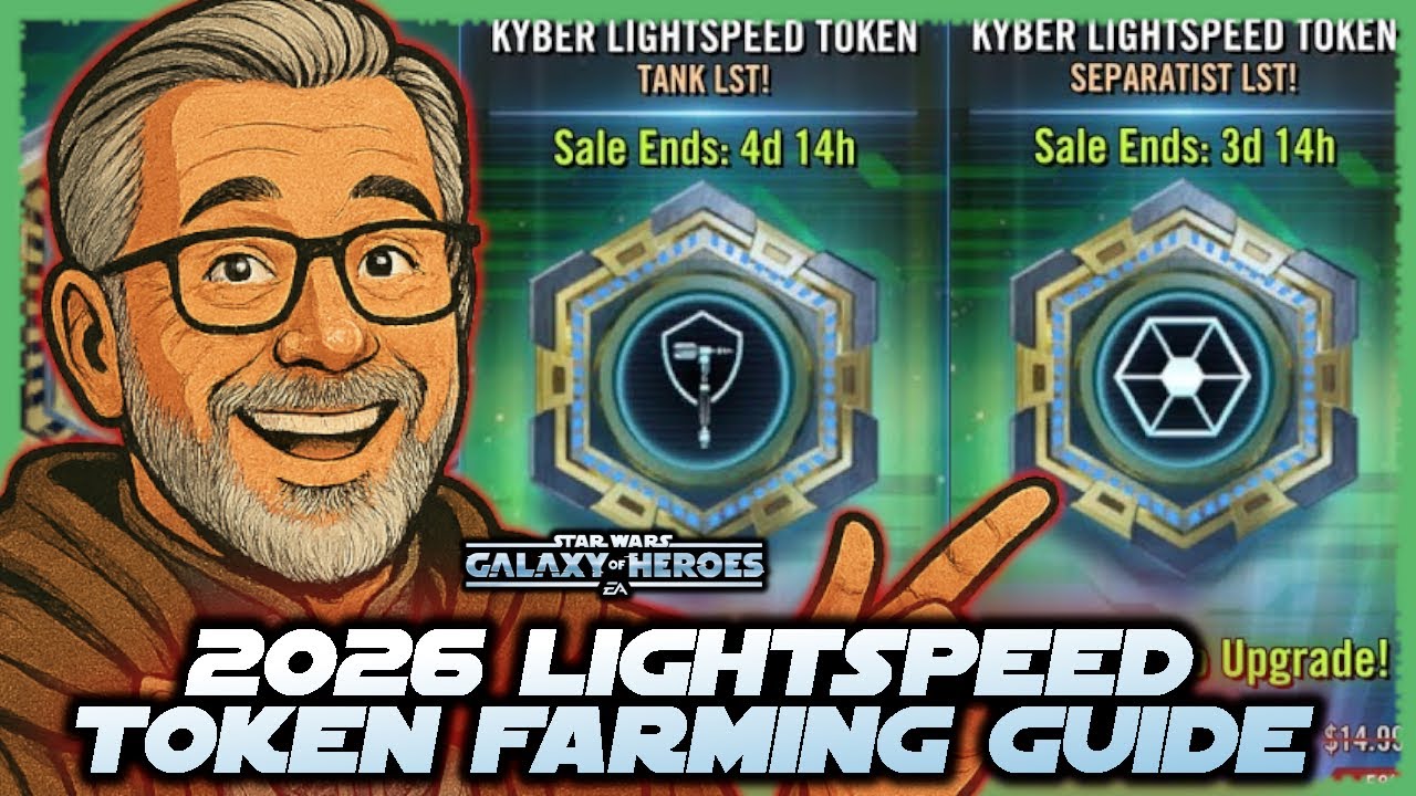 Руководство Nooch2Gud по фарму токенов Lightspeed на 2026 год в Star Wars Galaxy of Heroes!