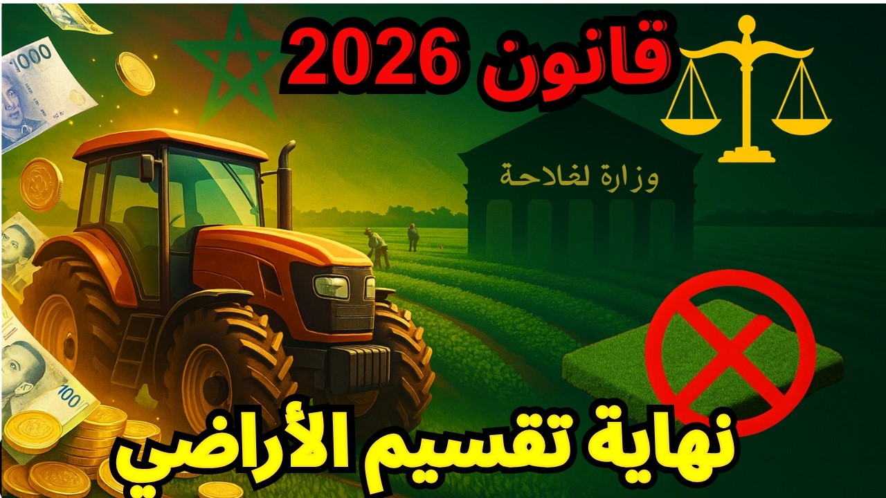 قانون تقسيم الأراضي الفلاحية بالمغرب 2026: ⚖️ نهاية الشياع وبداية الفلاحة العصرية!