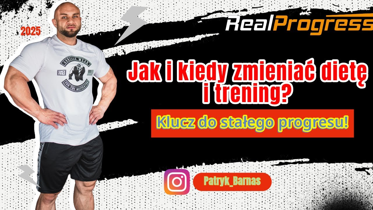 Jak i kiedy zmieniać dietę i trening? Klucz do stałego progresu! #realprogress #motywacja #siłownia