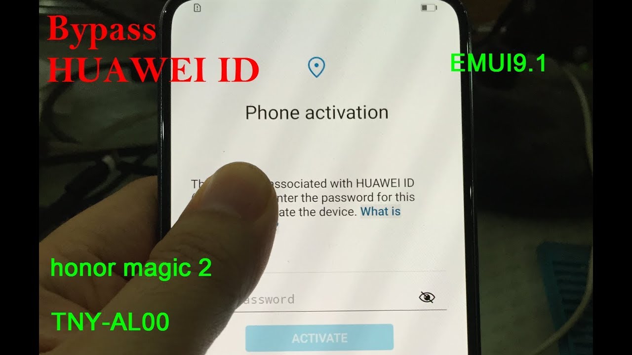 Bypass Phone activation (Huawei ID) Honor Magic 2 TNY-AL00 | TNY-AL00 9.1.0.257(C00E222R2P1)