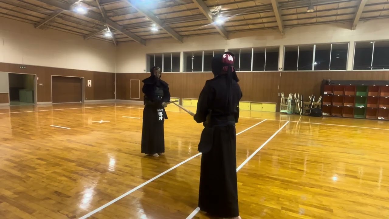 櫻木會稽古　2026年2月16日　地稽古　館長先生vs鈴木さん　#栃木　#真岡市　#剣道　#kendo   #日本　#イケメン　#地稽古　#稽古は楽しく　#面が得意