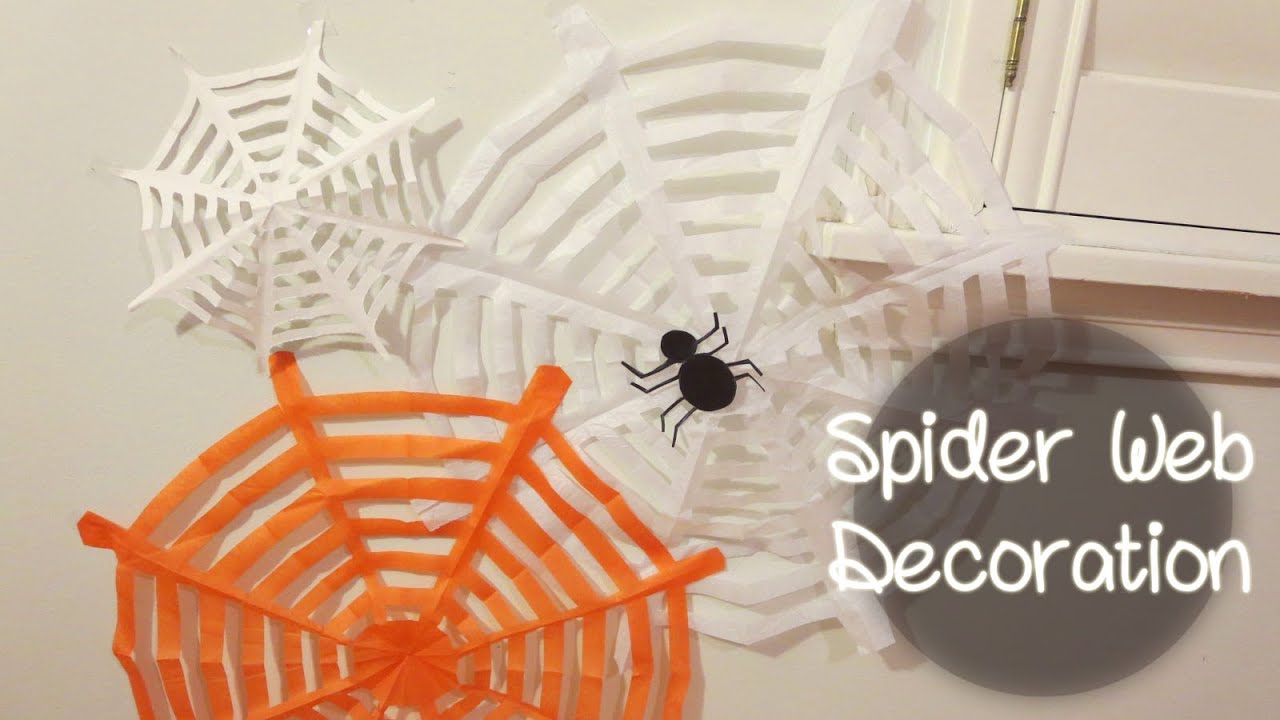 Last Minute Spider Web Decoration for Halloween | Sunny DIY