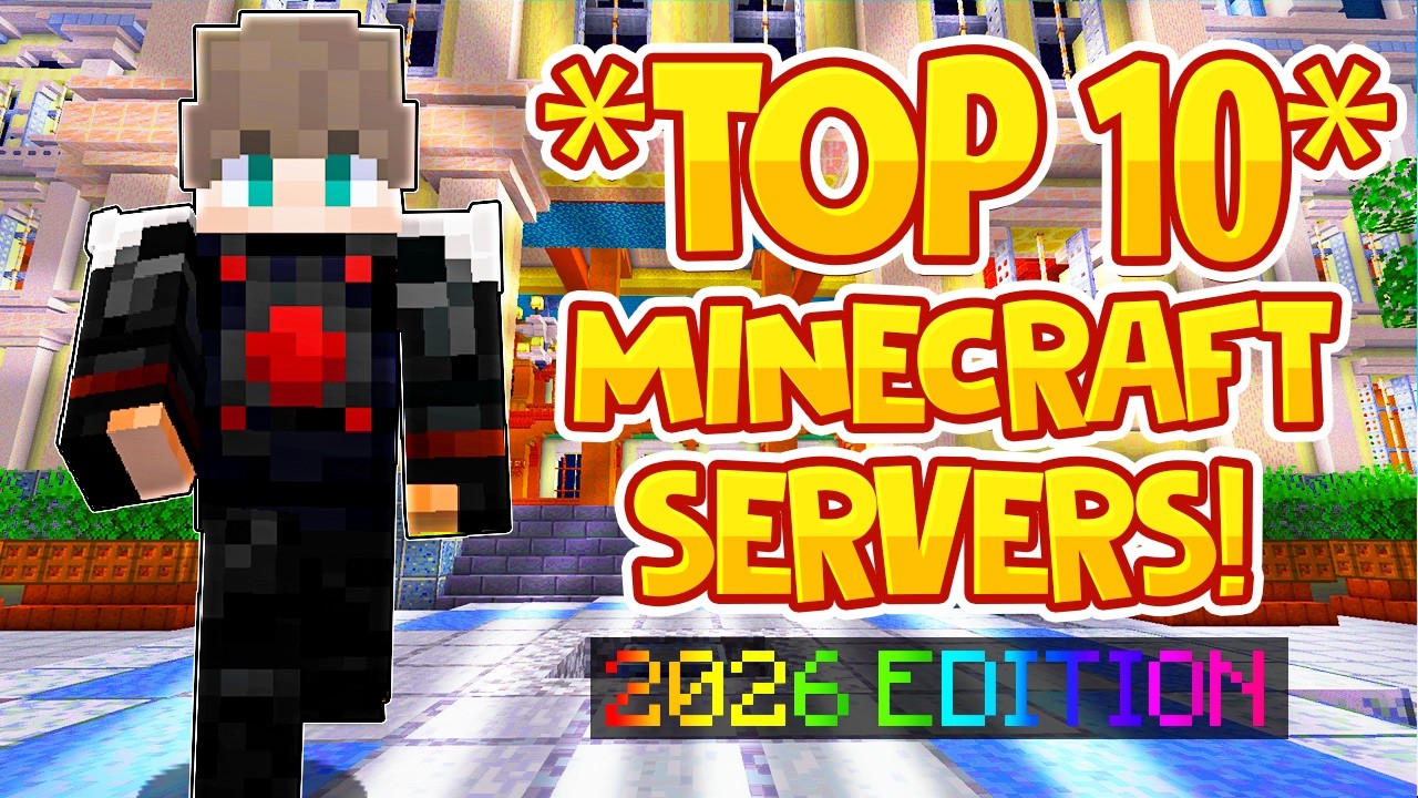 Top 10 MINECRAFT SERVERS To Join In 2026 (1.21+)