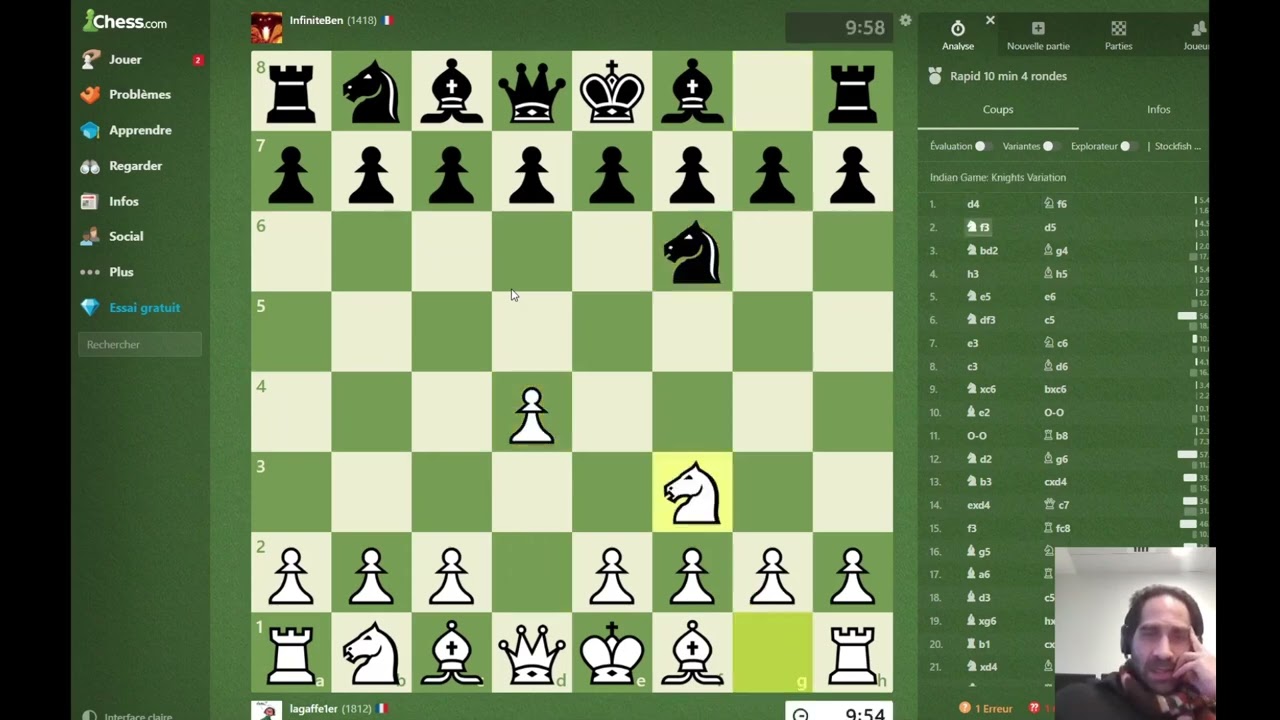 Tournoi 10|0 - 22/03/2025 - analyse du gagnant
