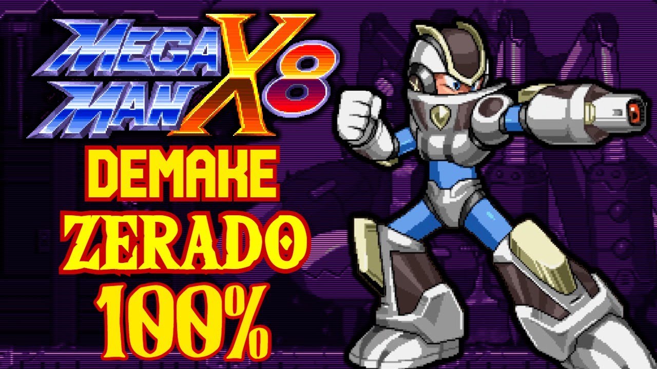 Megaman X8 Demake - ZERADO 100% - Todas as Armaduras e Chefes Secretos