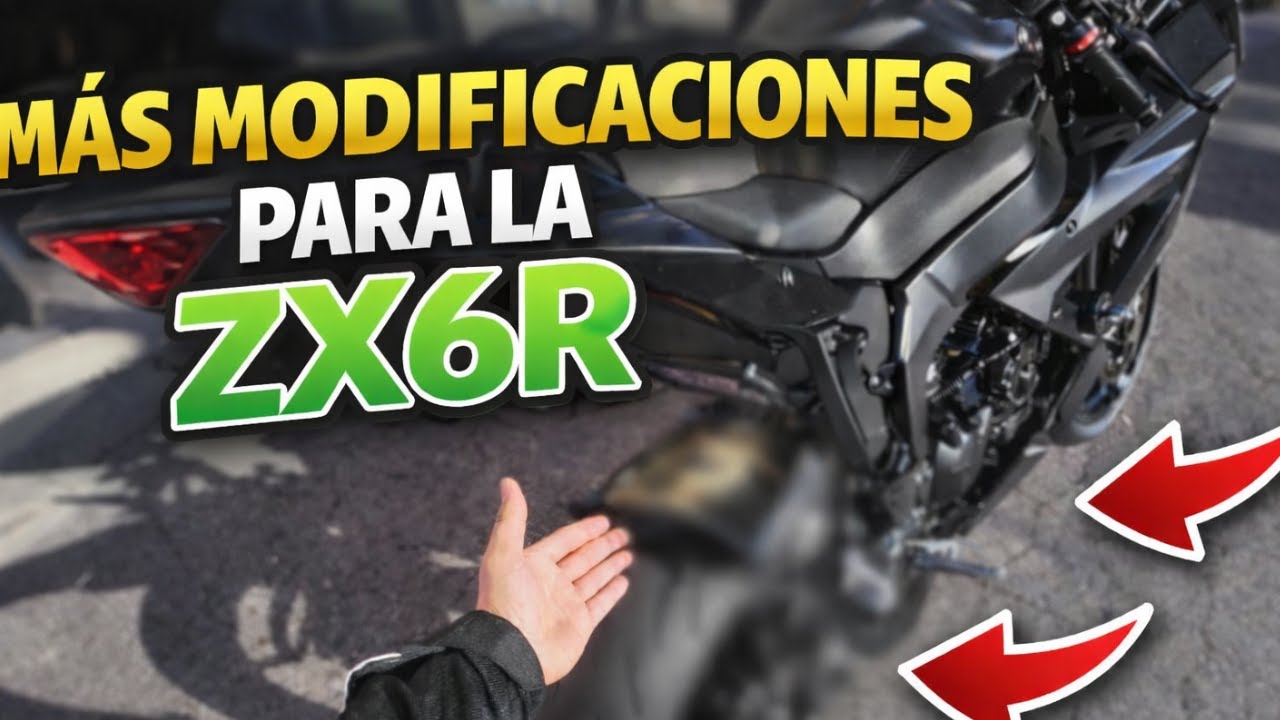 🔥 LE METÍ MÁS MODS A LA ZX6R 😮‍💨UNA COSA DE LOCOS