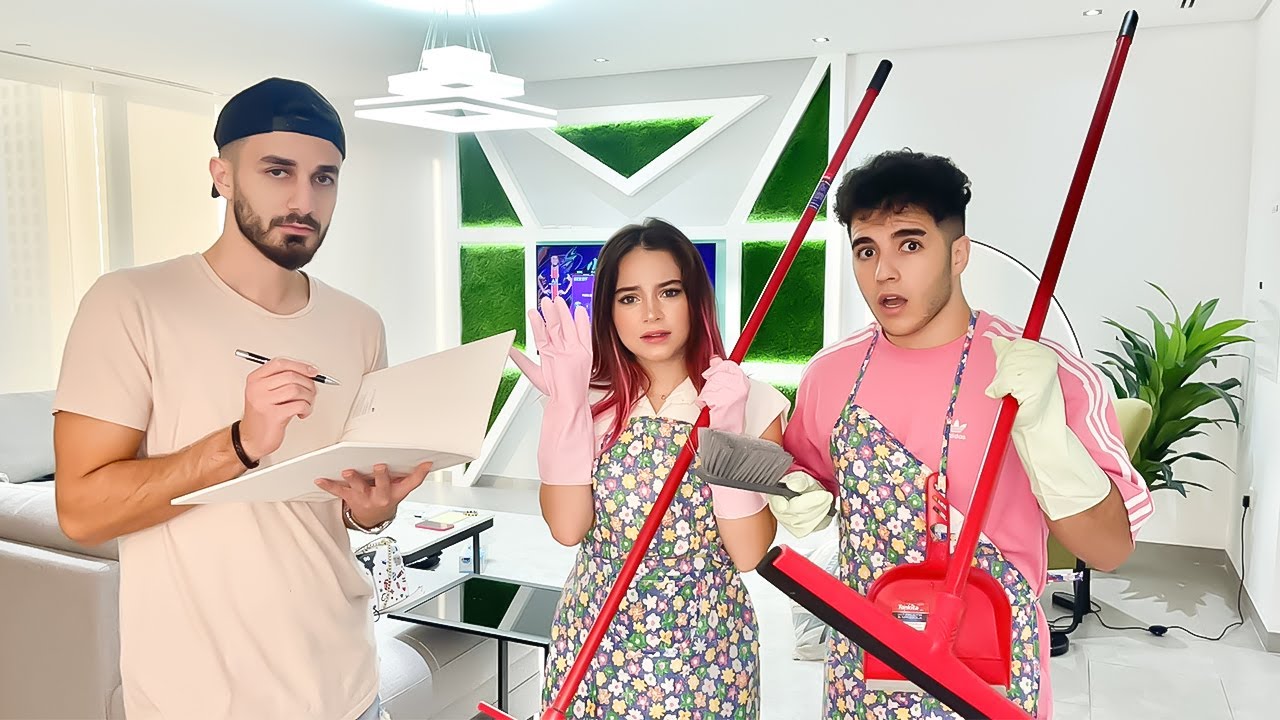 ...انس و بيسان يصيروا مساعديني ليوم كامل