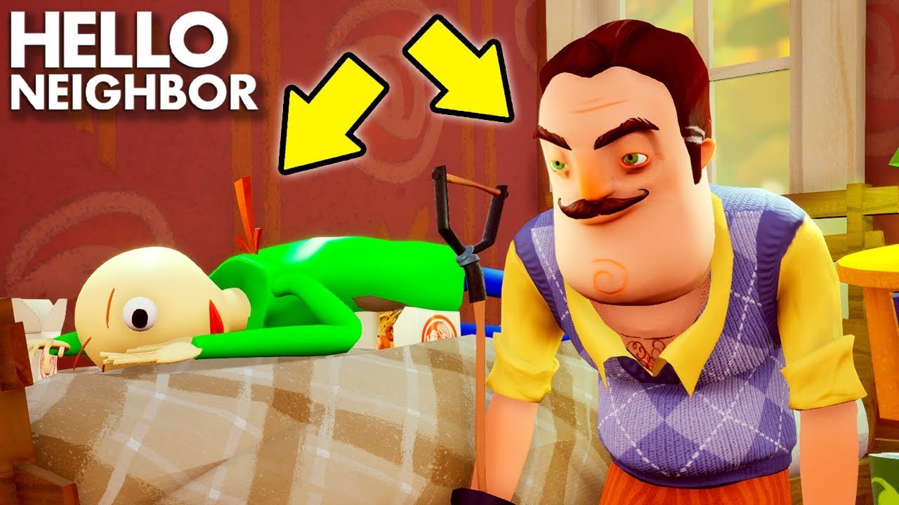 The Neighbor's *INSANE* SECRET PLAN!!! (Baldi is gone?) | Hello Neighbor (Mods)
