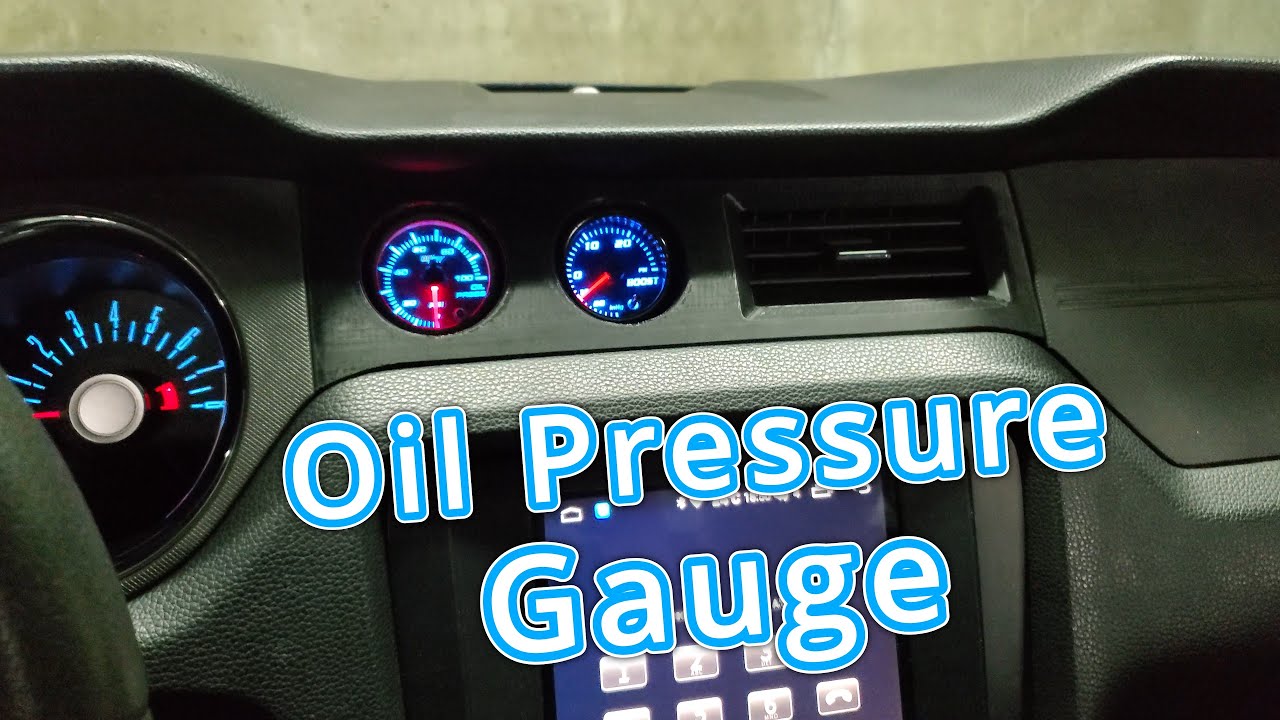 GlowShift Oil Pressure Gauge Install