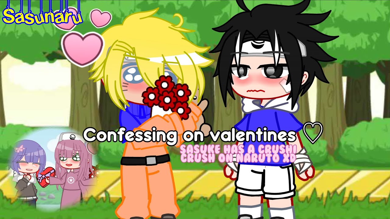 Confessing on Valentine’s Day! 💝 || Sasunaru 🍅🍥 ft. Sakuhina || • sxfia ! •