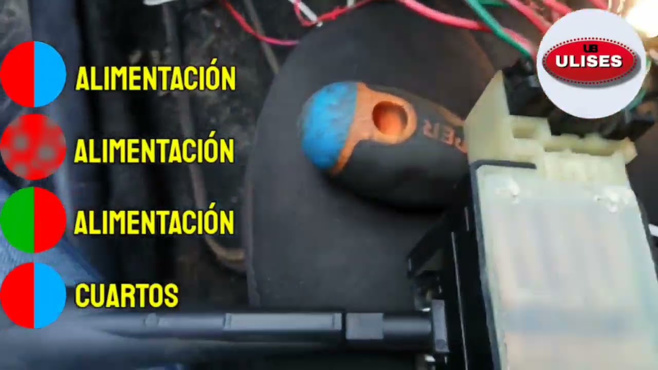 nissan tsuru tres, alimentaciónes y salidas de luces altas y vajas.