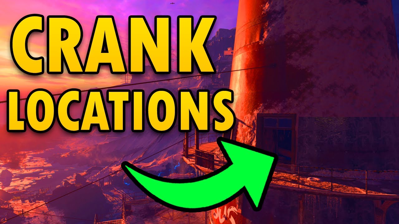Black Ops 4: Tag Der Toten - Zip Line Handle Guide (ALL Crank Wheel Locations)