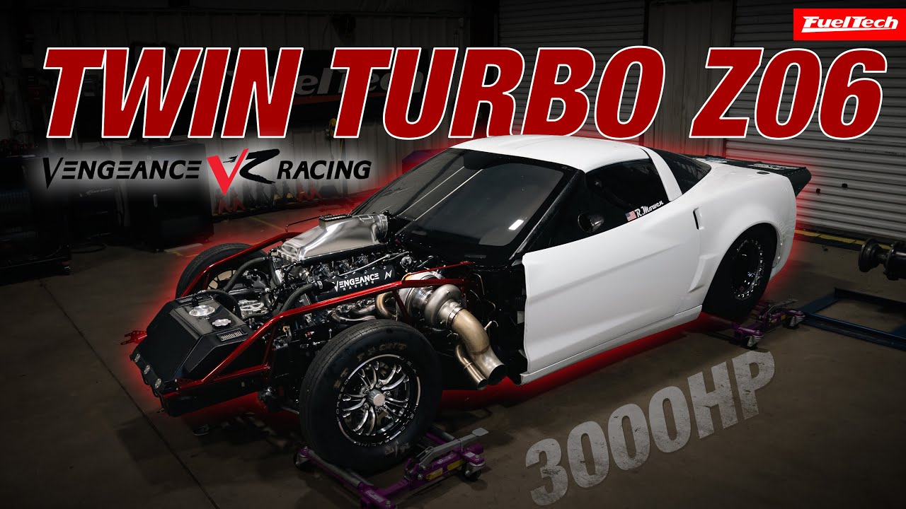 Corvette C6 Drag Car Hub Dyno Tuning | Vengeance Racing & FuelTech USA