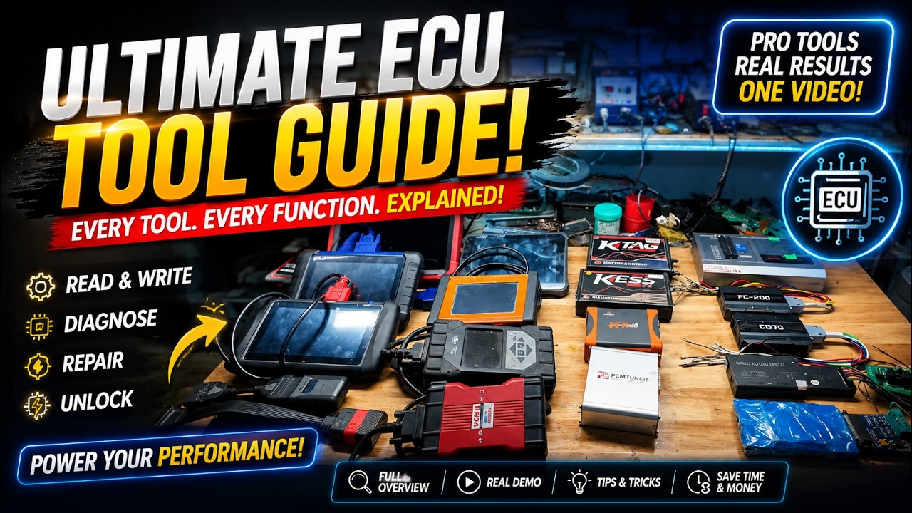 Essential Tools for Automotive & ECU Repair | Beginner to Pro Guide #ecurepair