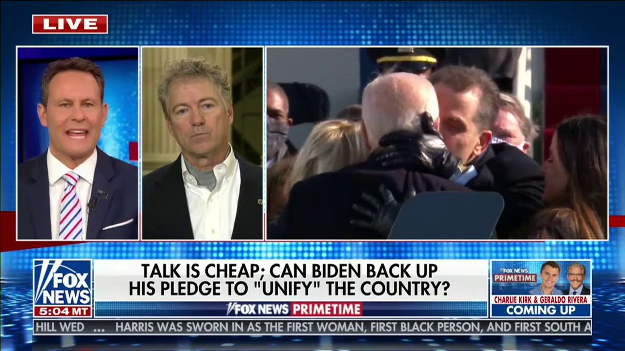 Dr. Paul Discusses Biden's First Executive Orders as President - January 20, 2021