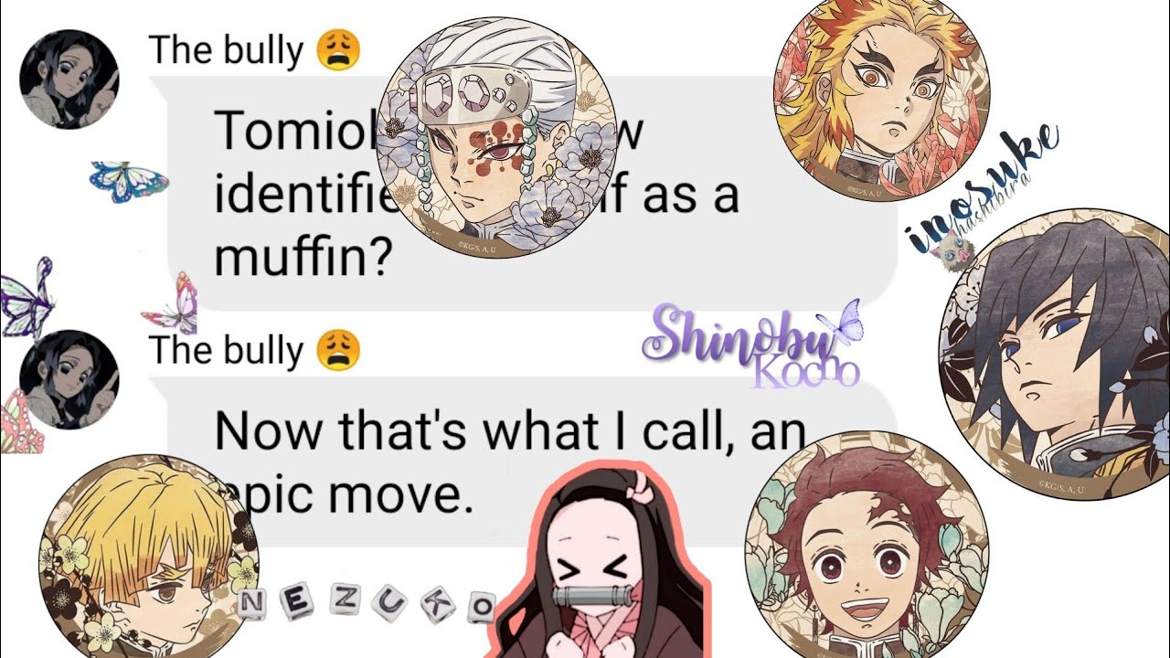 KNY texts- Muffin song lyric prank~  #Kimetsunoyaiba #kny