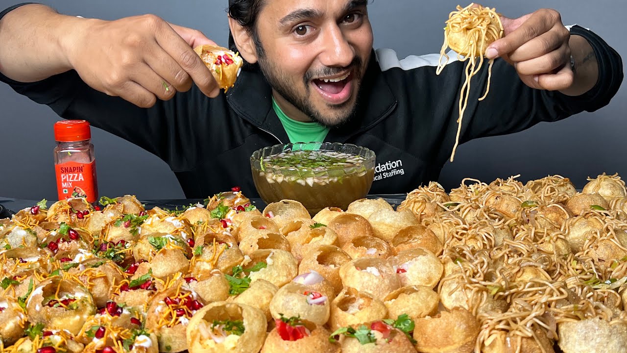 UNLIMITED PANIPURI | NOODLE GOLGAPPA | DAHI PURI | EATING CHALLENGE | INDIAN STREET FOOD CHALLENGE
