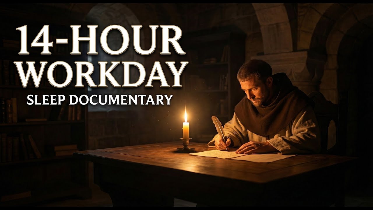 The 14-Hour Workday of a Medieval Scribe (+1 Hour Sleep Documentary)