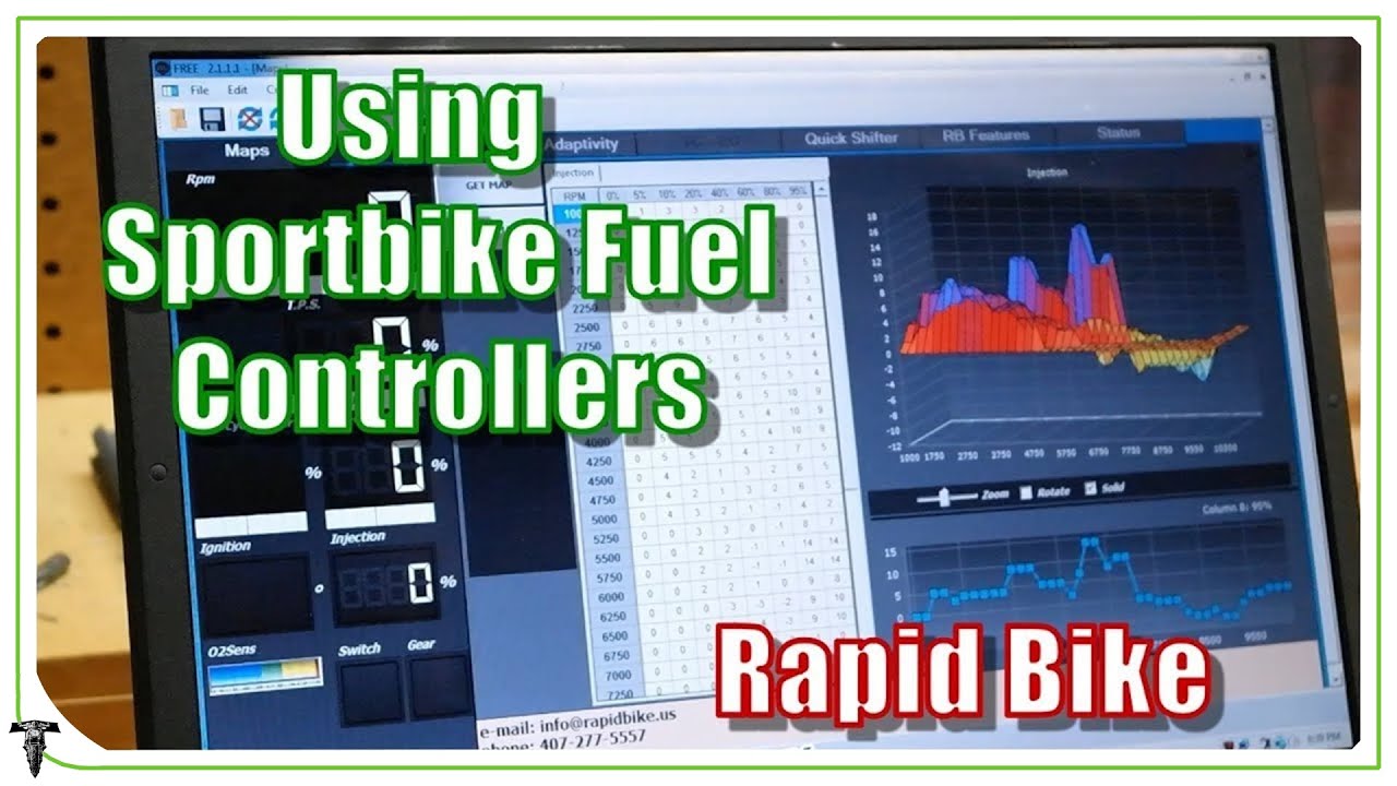 Sportbike Exhaust Fuel Map Tuning | Rapid Bike ECU for Z650