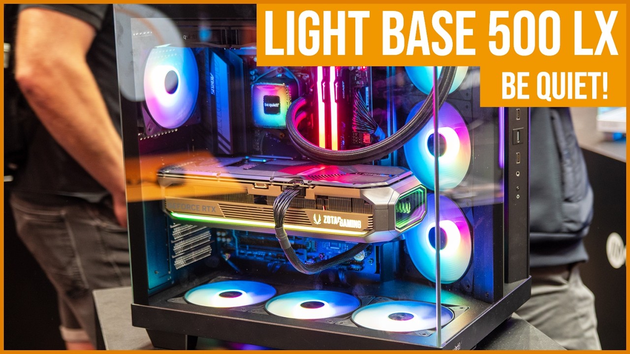 be quiet! Light Base 500 LX - ATX-ShowCase auf der #Gamescom 2025 vorgestellt