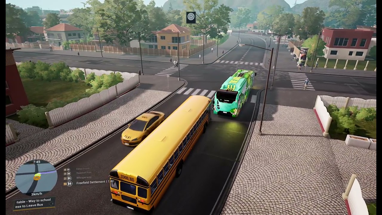 Bus simulator 21- School add on in Seaside valley
