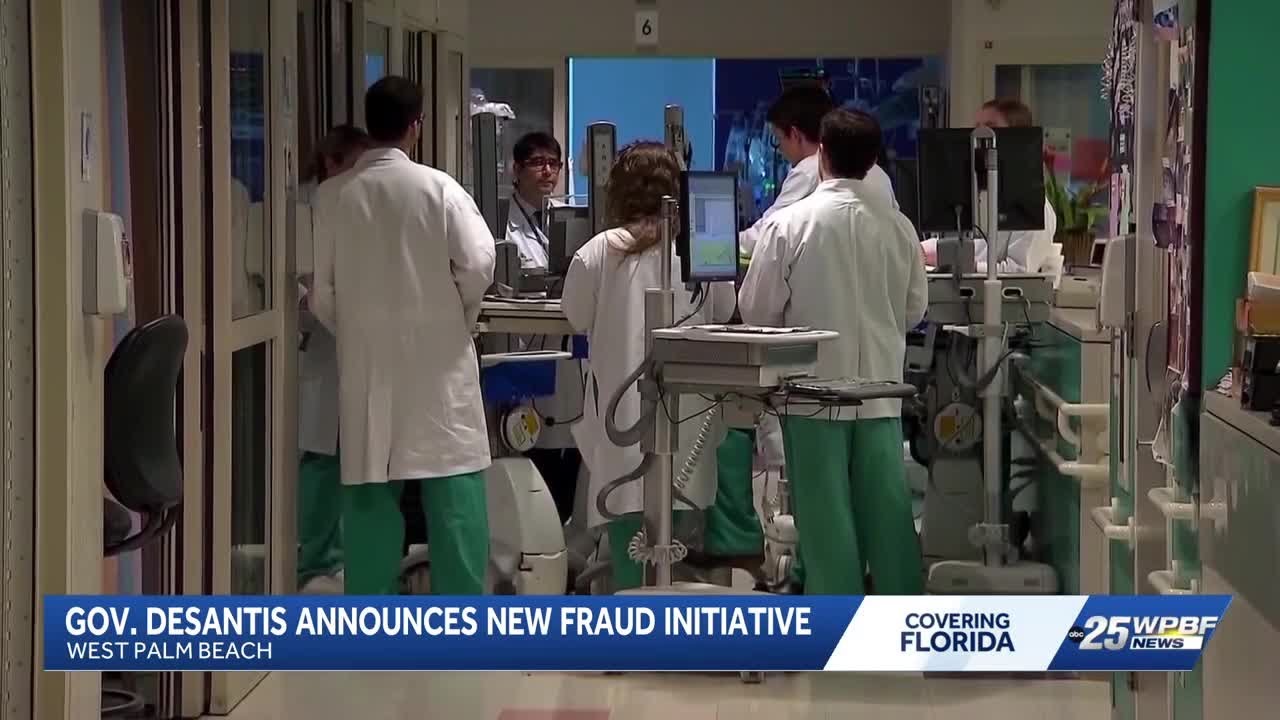 Gov. DeSantis announces Medicaid fraud prevention plan in Palm Beach County