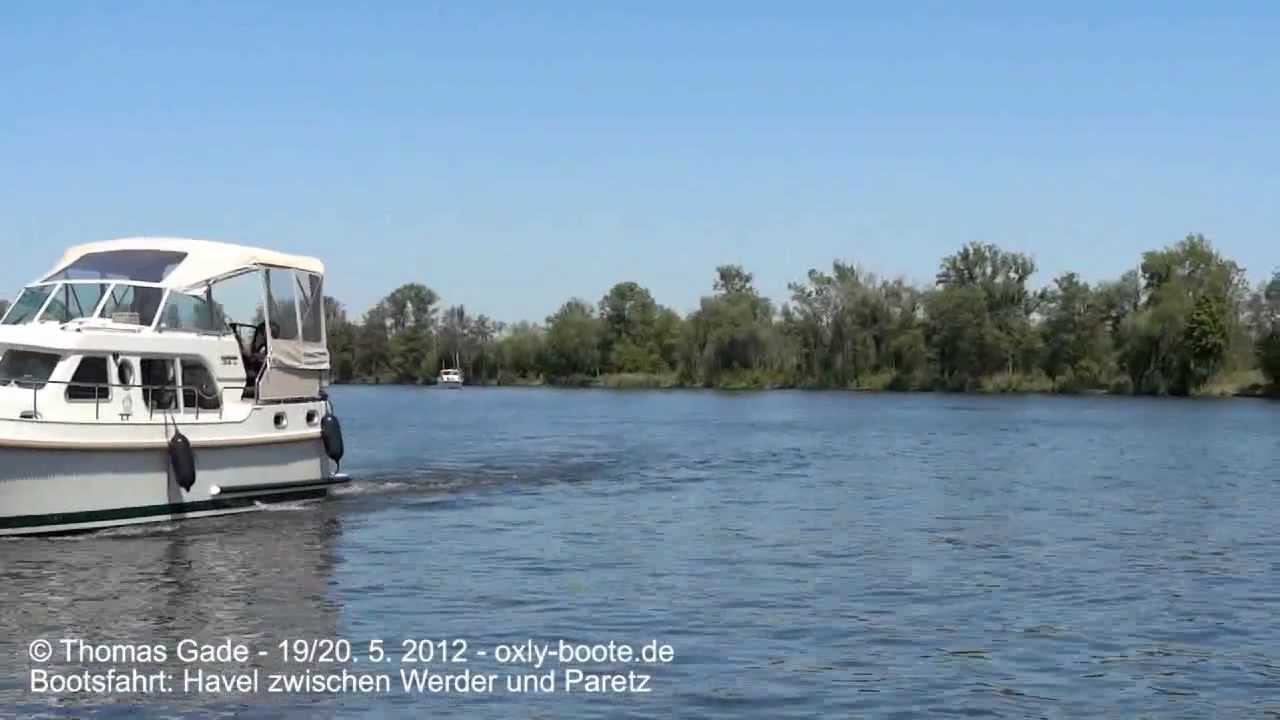 Bootsfahrt auf der Havel. Berlin, Potsdam, Caputh, Werder, Paretz, Sacrow-Paretzer-Kanal