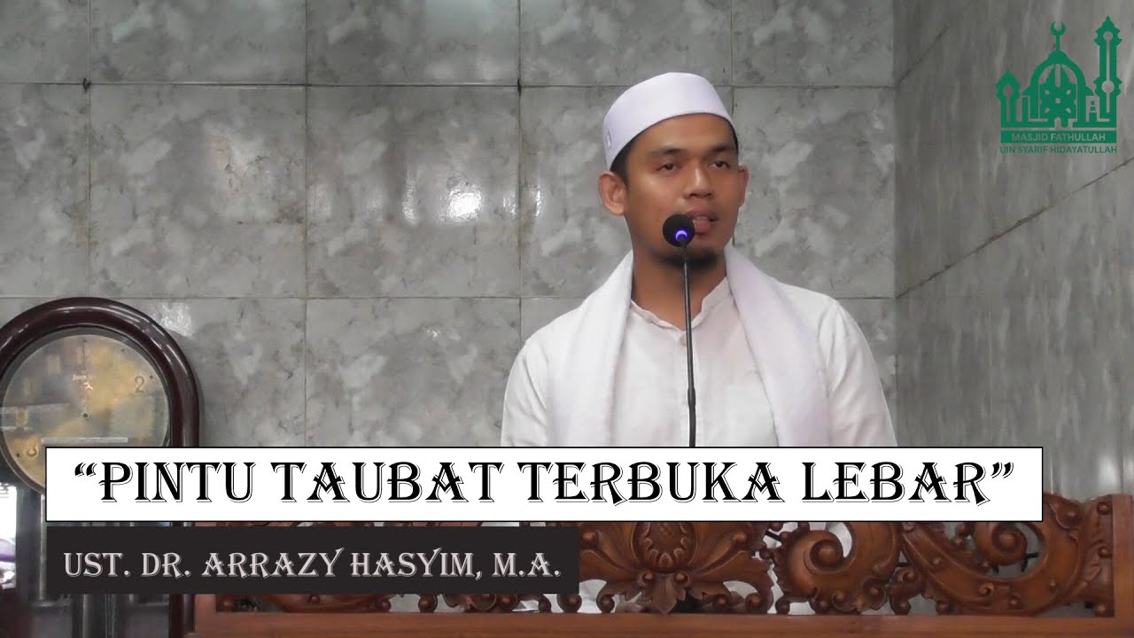 Khutbah Jumat ust. Dr. Arrazy Hasyim, Lc., M.A.