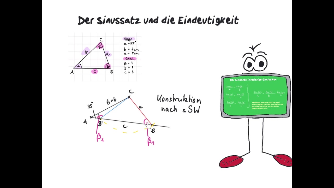 Trigonometrie Eindeutigkeit Sinussatz